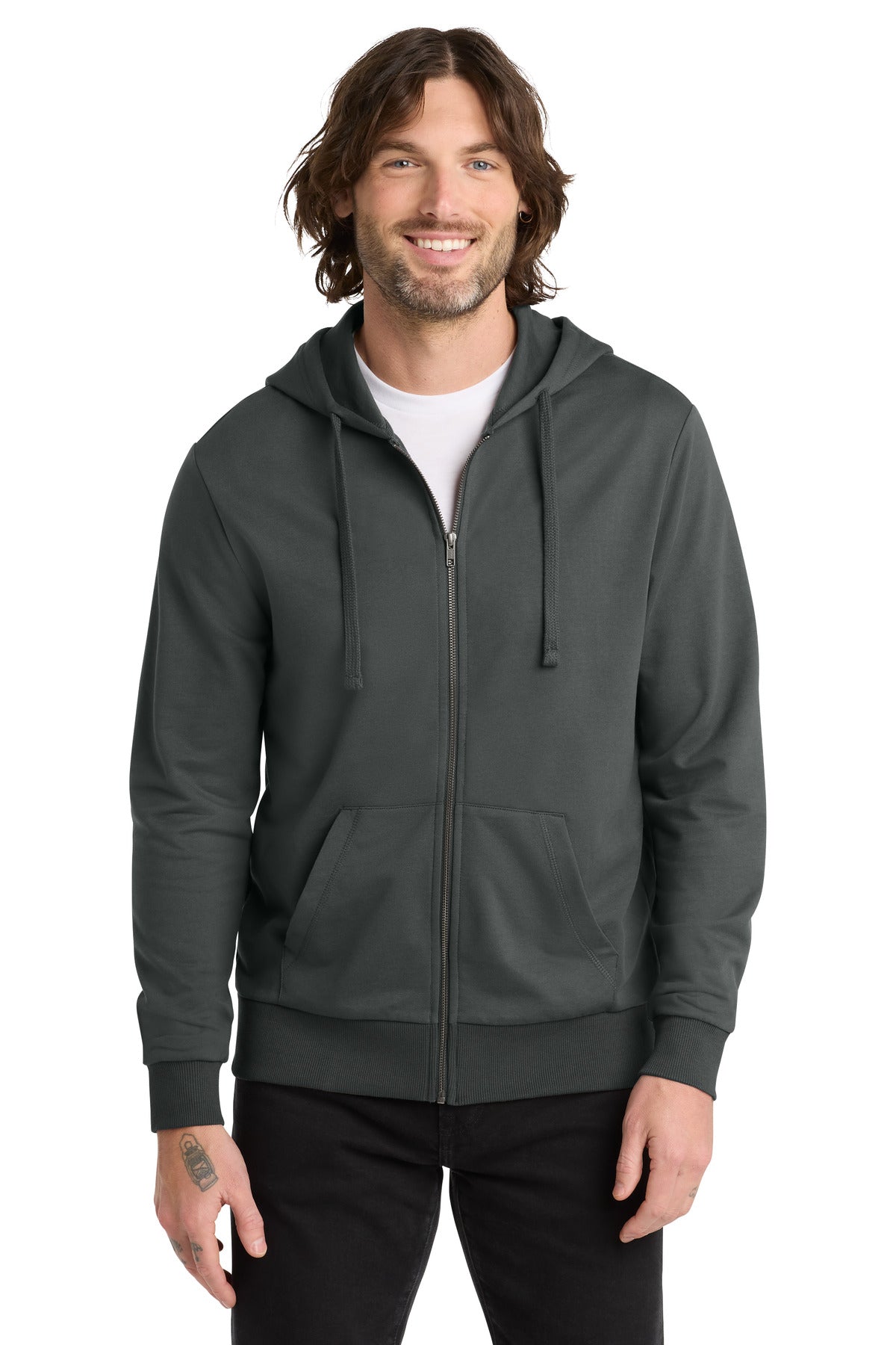 AllMade Men's Organic French Terry Full-Zip Hoodie AL4002