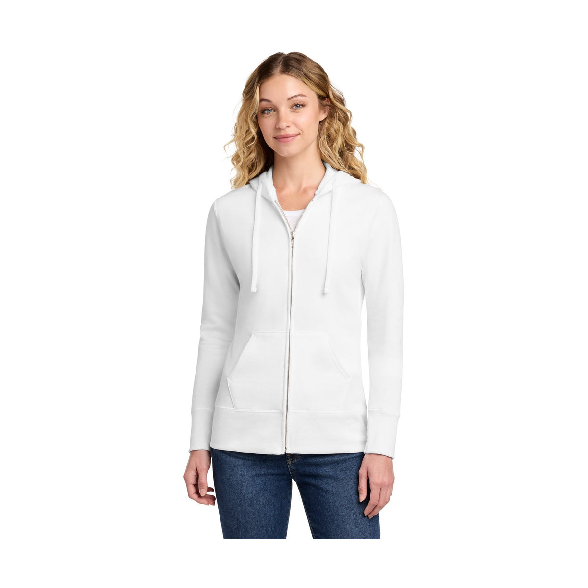 Port & Co Women's Core Fleece Full-Zip Hooded Sweatshirt