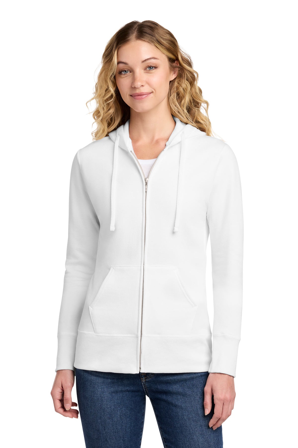 Port & Co Women's Core Fleece Full-Zip Hooded Sweatshirt