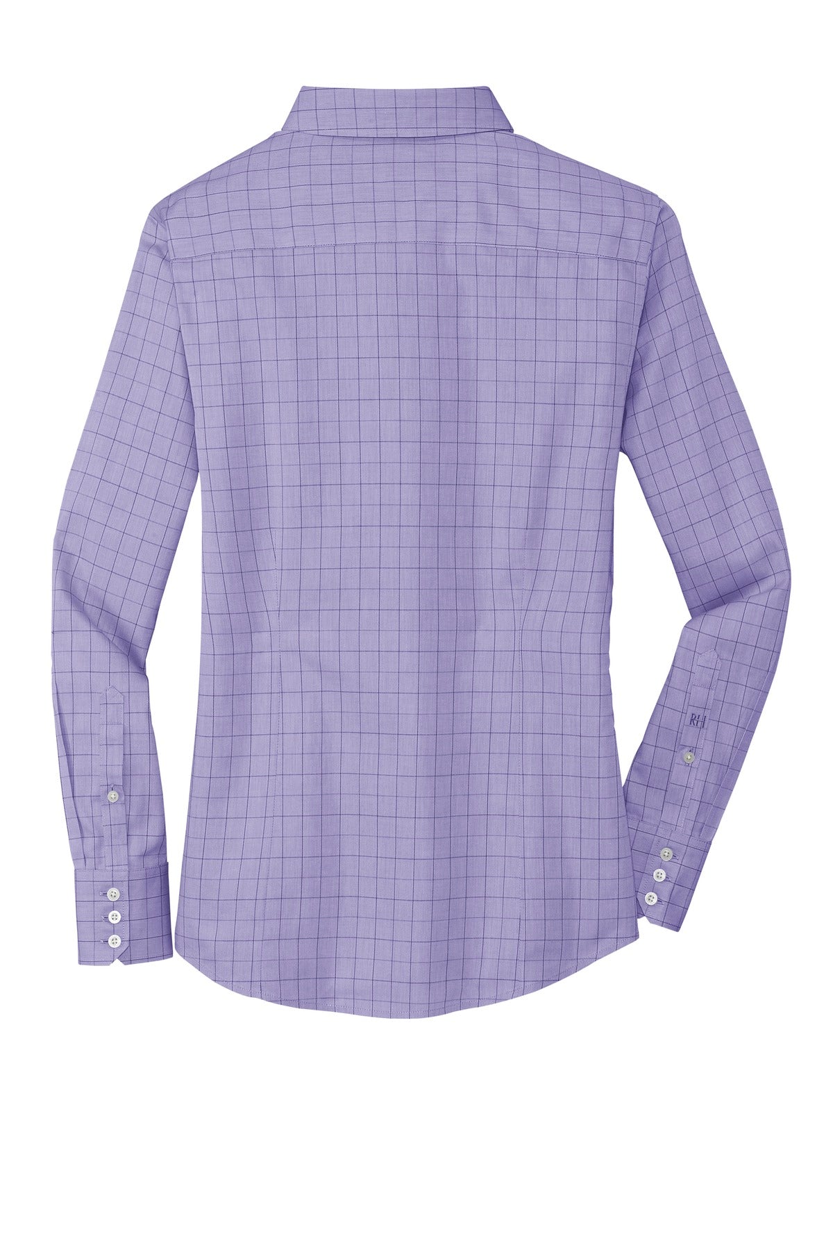 Red House Women's Windowpane Plaid Non-Iron Shirt-4