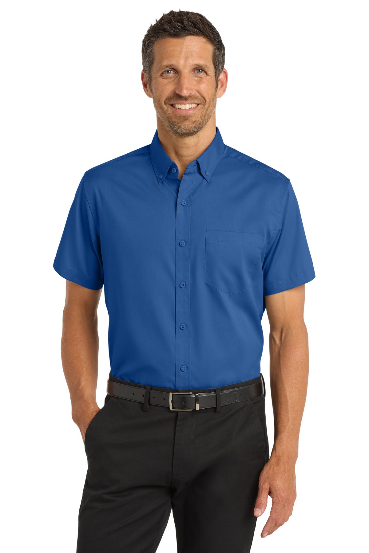 Port Authority Men's Short Sleeve SuperPro Twill Shirt