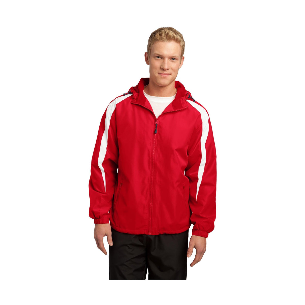 Sport-Tek Men's Fleece-Lined Colorblock Jacket
