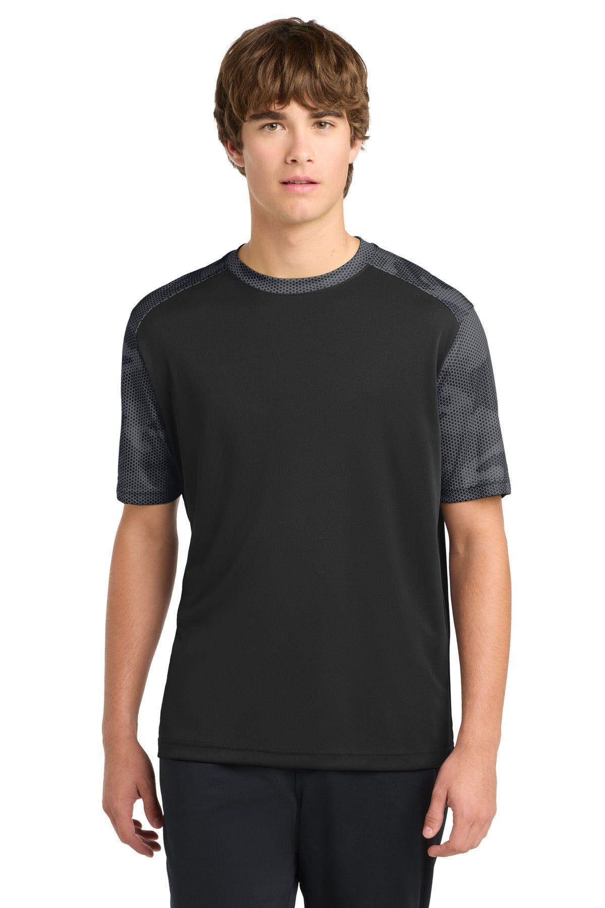 Sport-Tek Men's CamoHex Colorblock Tee