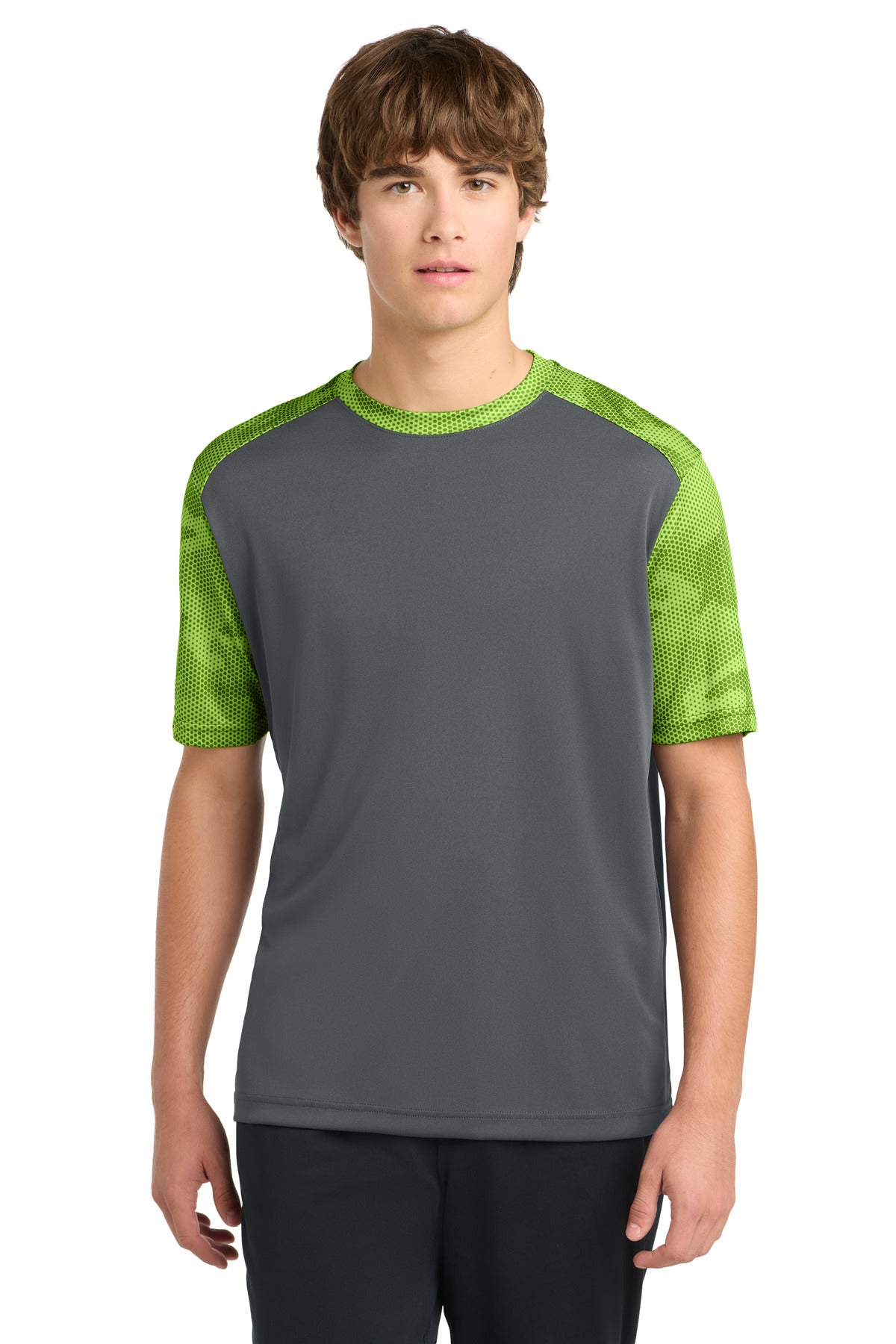 Sport-Tek Men's CamoHex Colorblock Tee