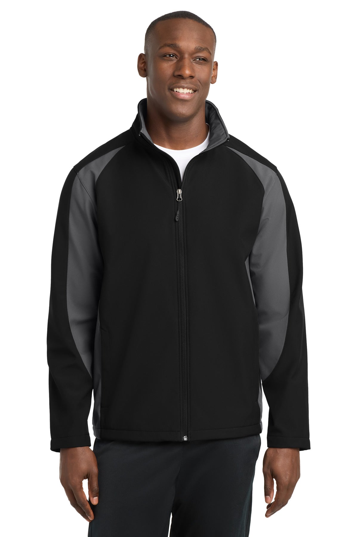 Sport-Tek Men's Colorblock Soft Shell Jacket