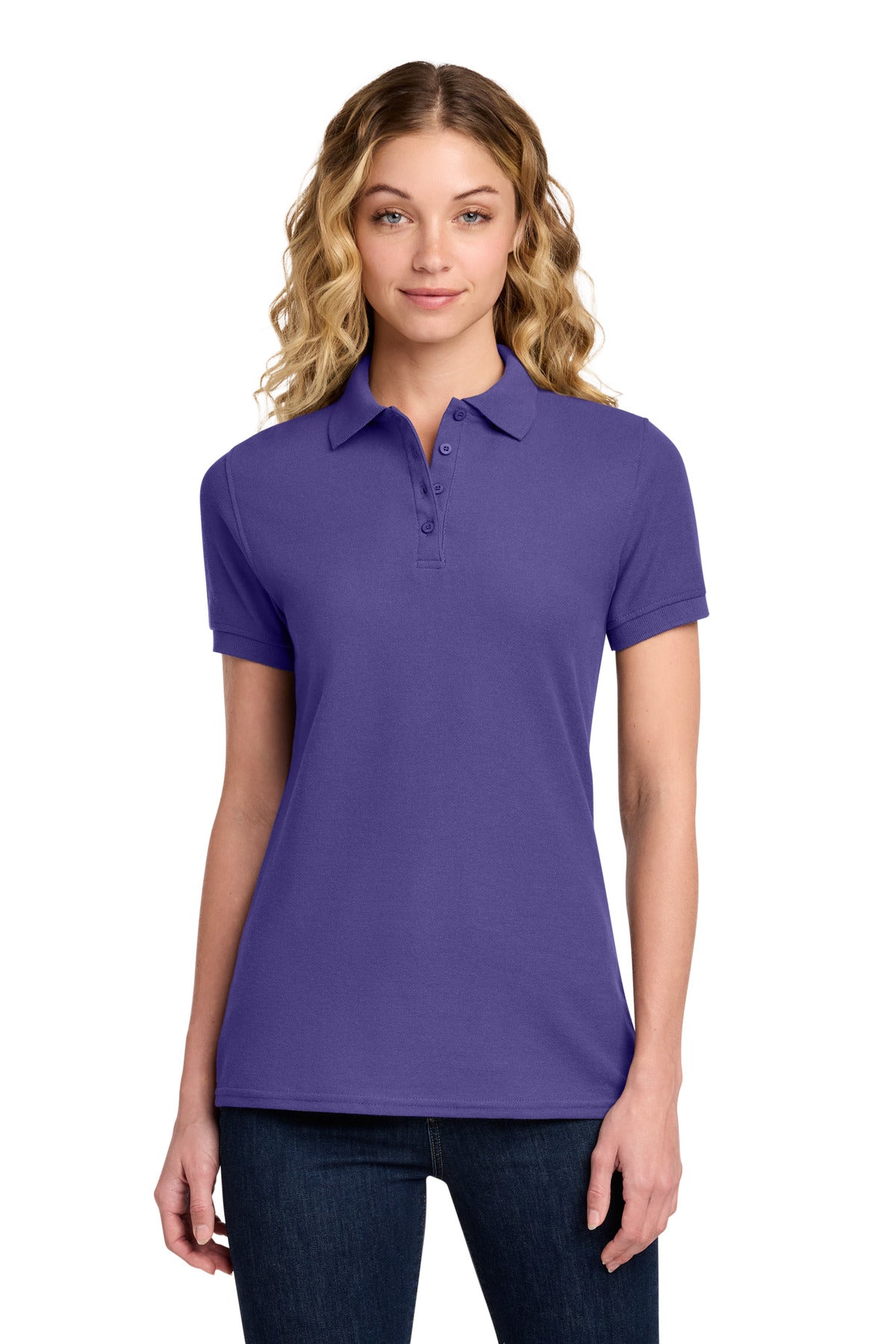 Port & Co Women's Core Blend Pique Polo