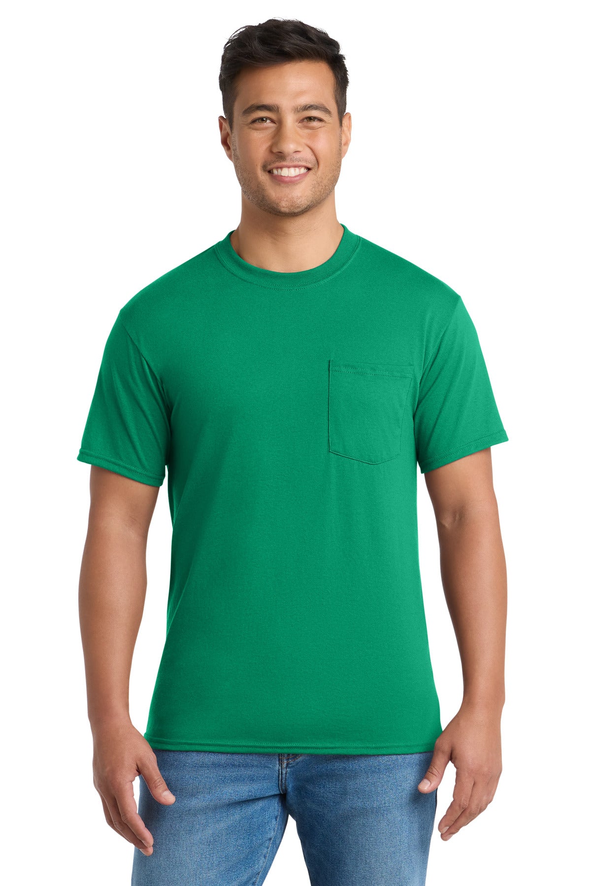 Port & Co Men's Core Blend Pocket Tee