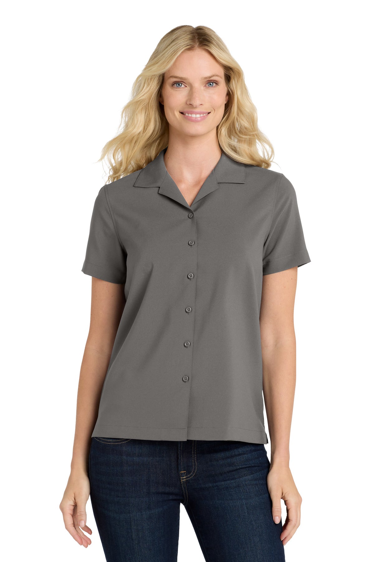 Port Authority Women's Short Sleeve Performance Staff Shirt LW400