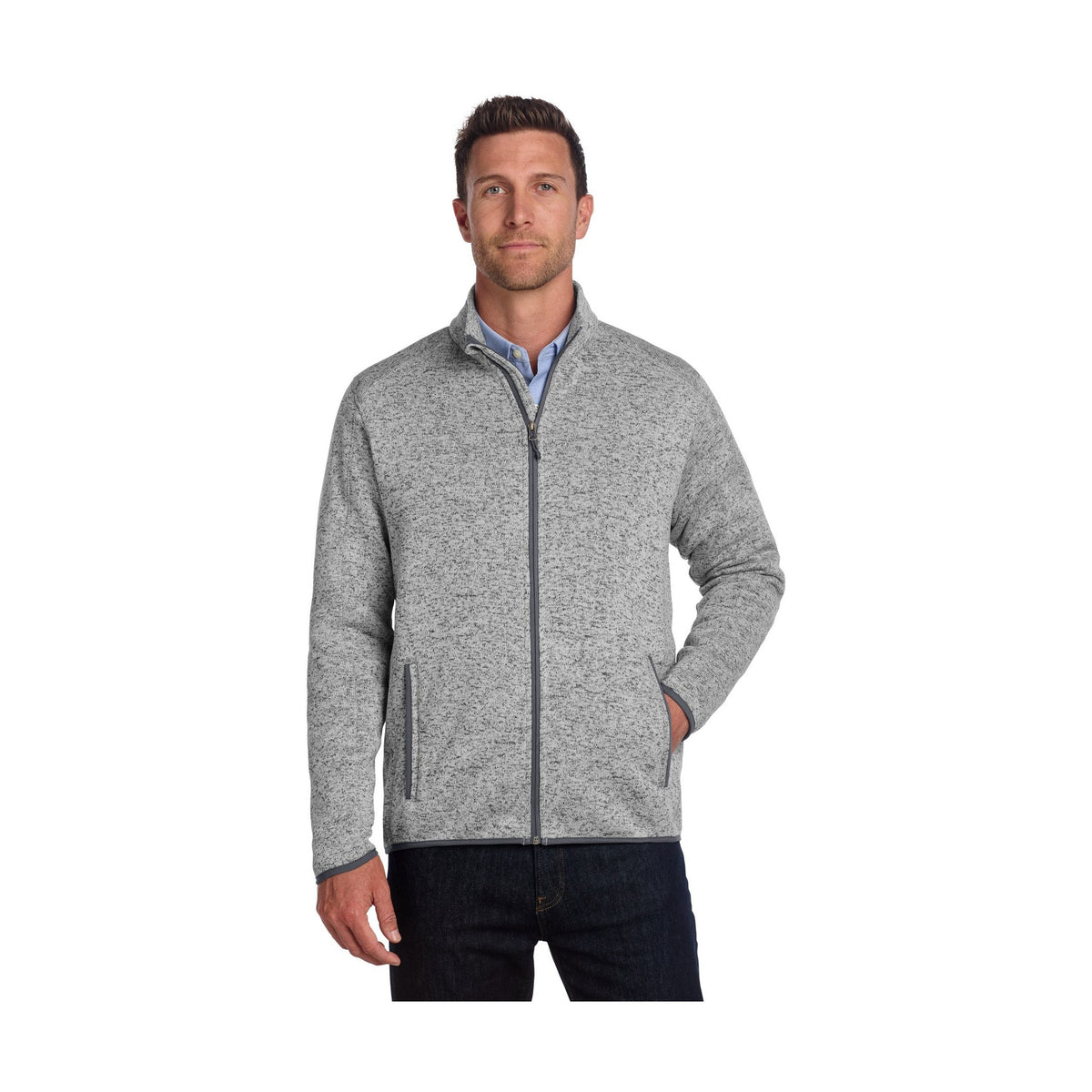 Port Authority Men's Sweater Fleece Jacket