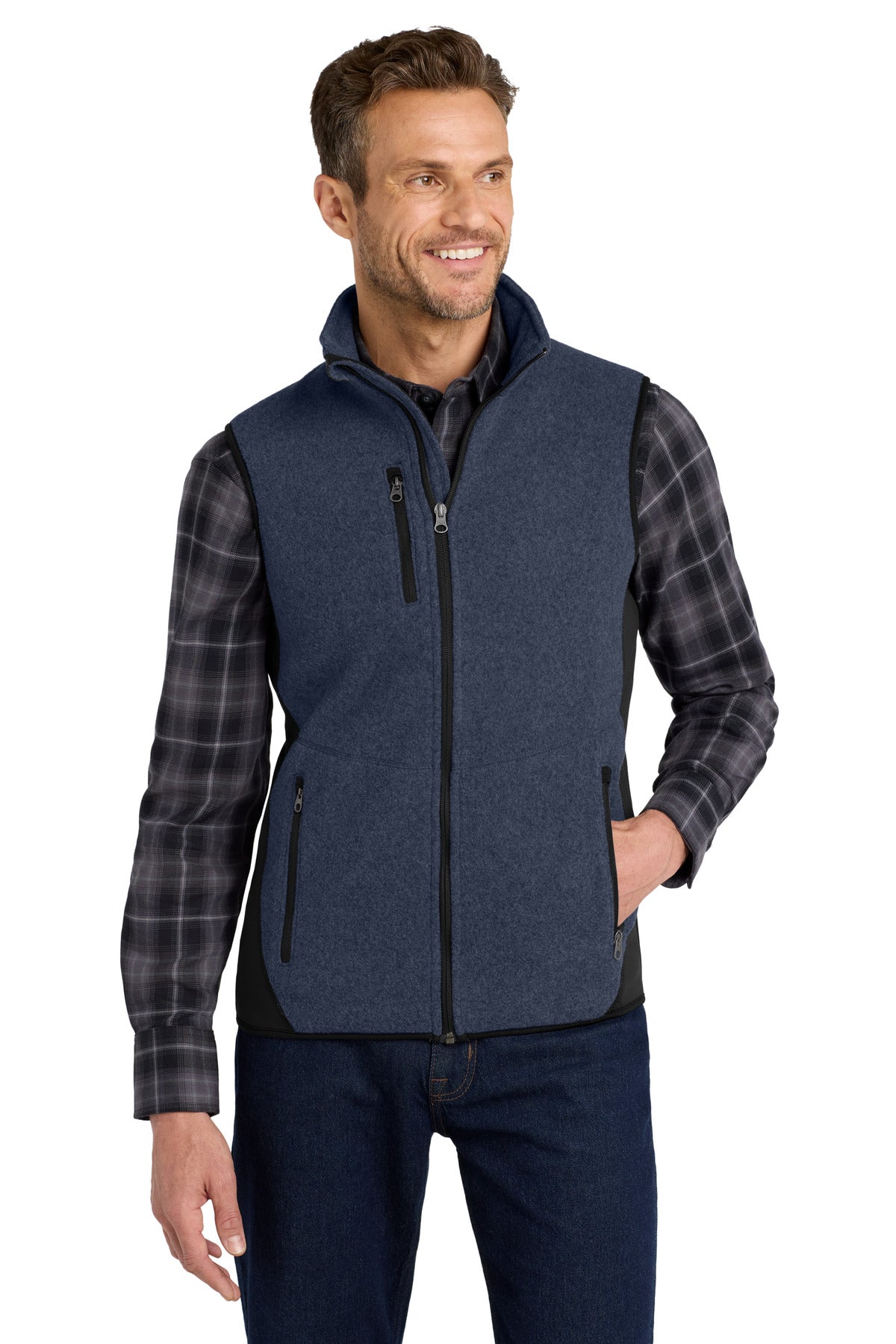 Port Authority Men's R-Tek Pro Fleece Full-Zip Vest