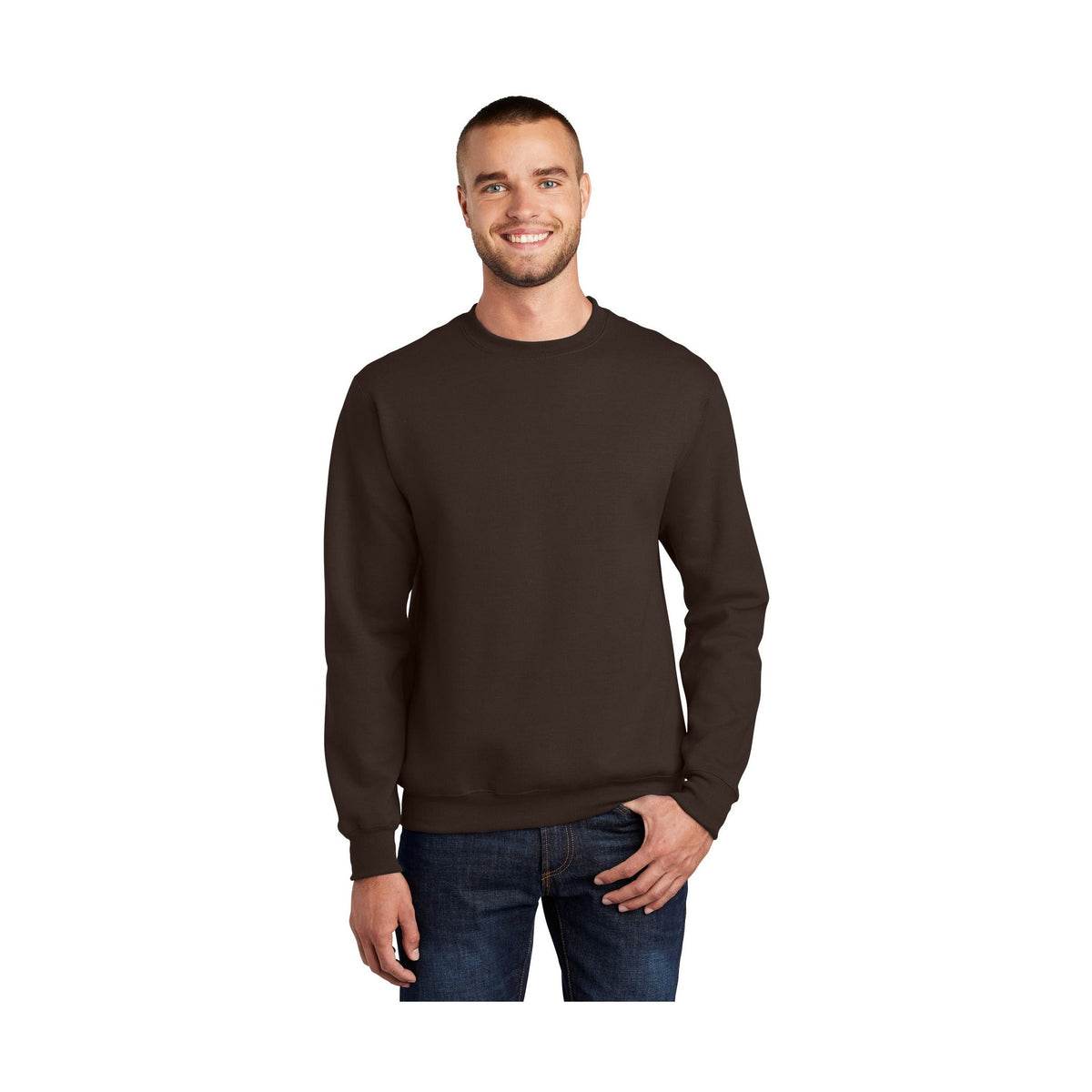Port & Co Men's Essential Fleece Crewneck Sweatshirt