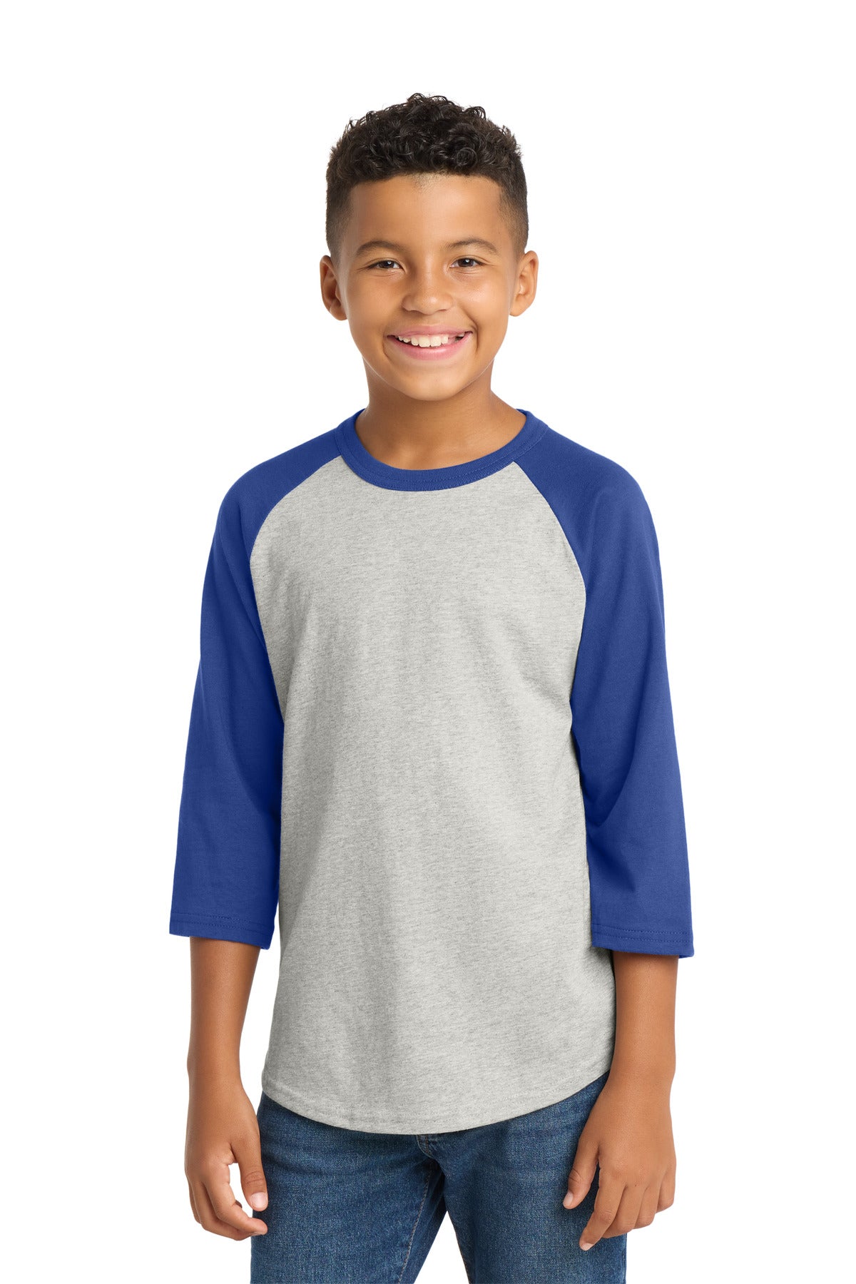 Sport-Tek Youth Colorblock Raglan Jersey