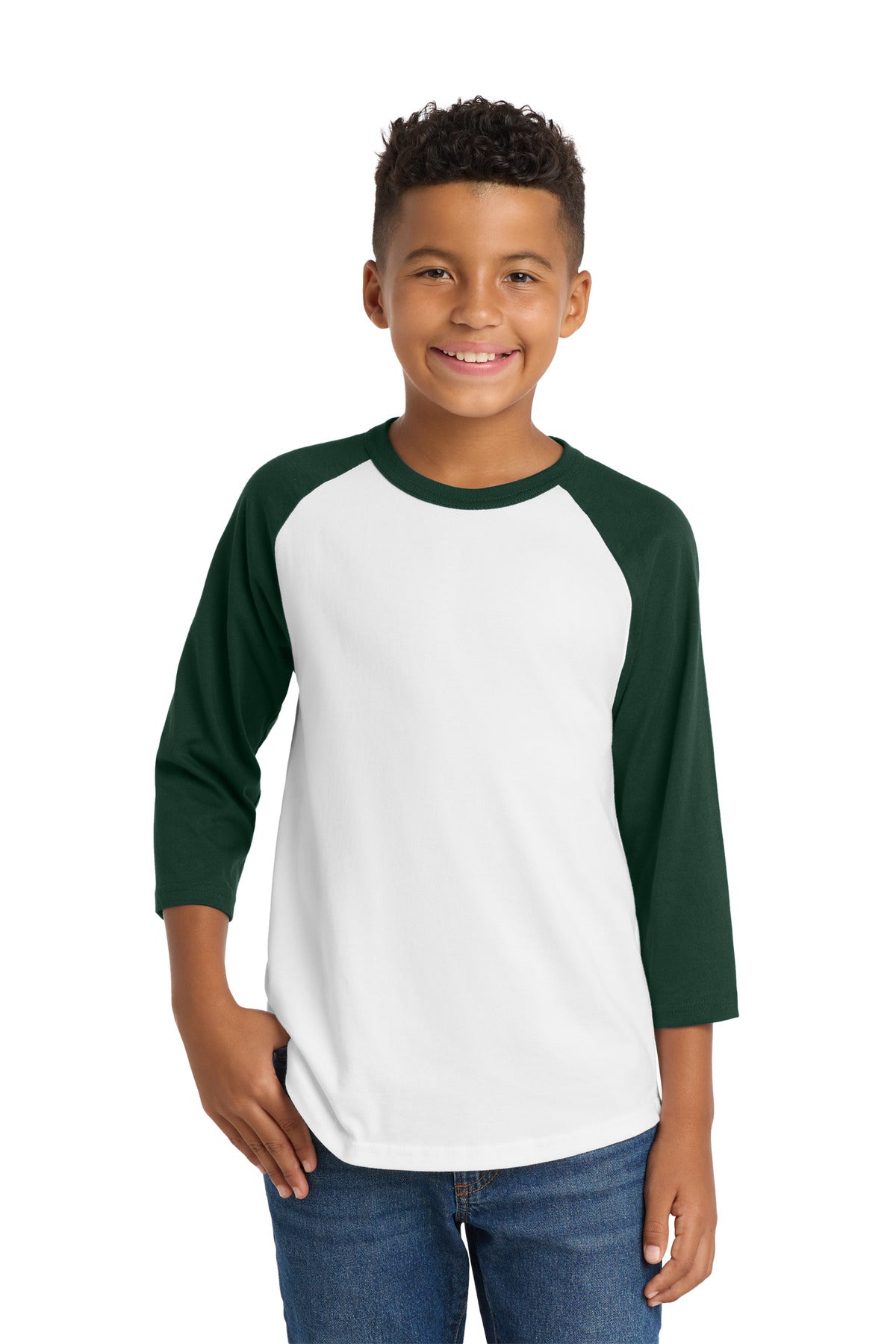 Sport-Tek Youth Colorblock Raglan Jersey