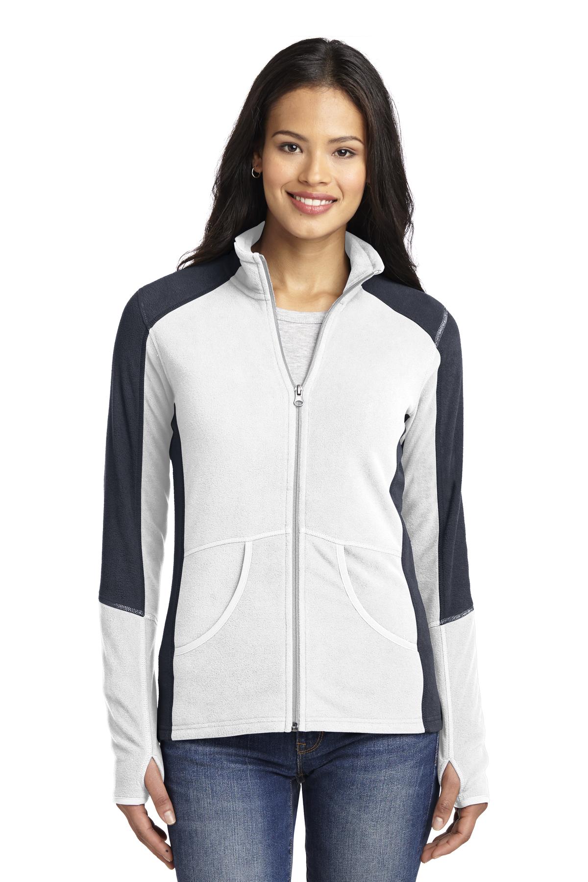 Port Authority Women's Colorblock Microfleece Jacket