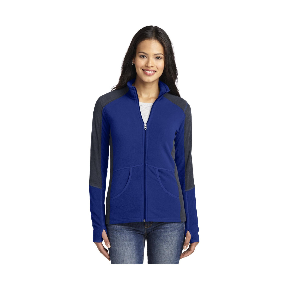 Port Authority Women's Colorblock Microfleece Jacket