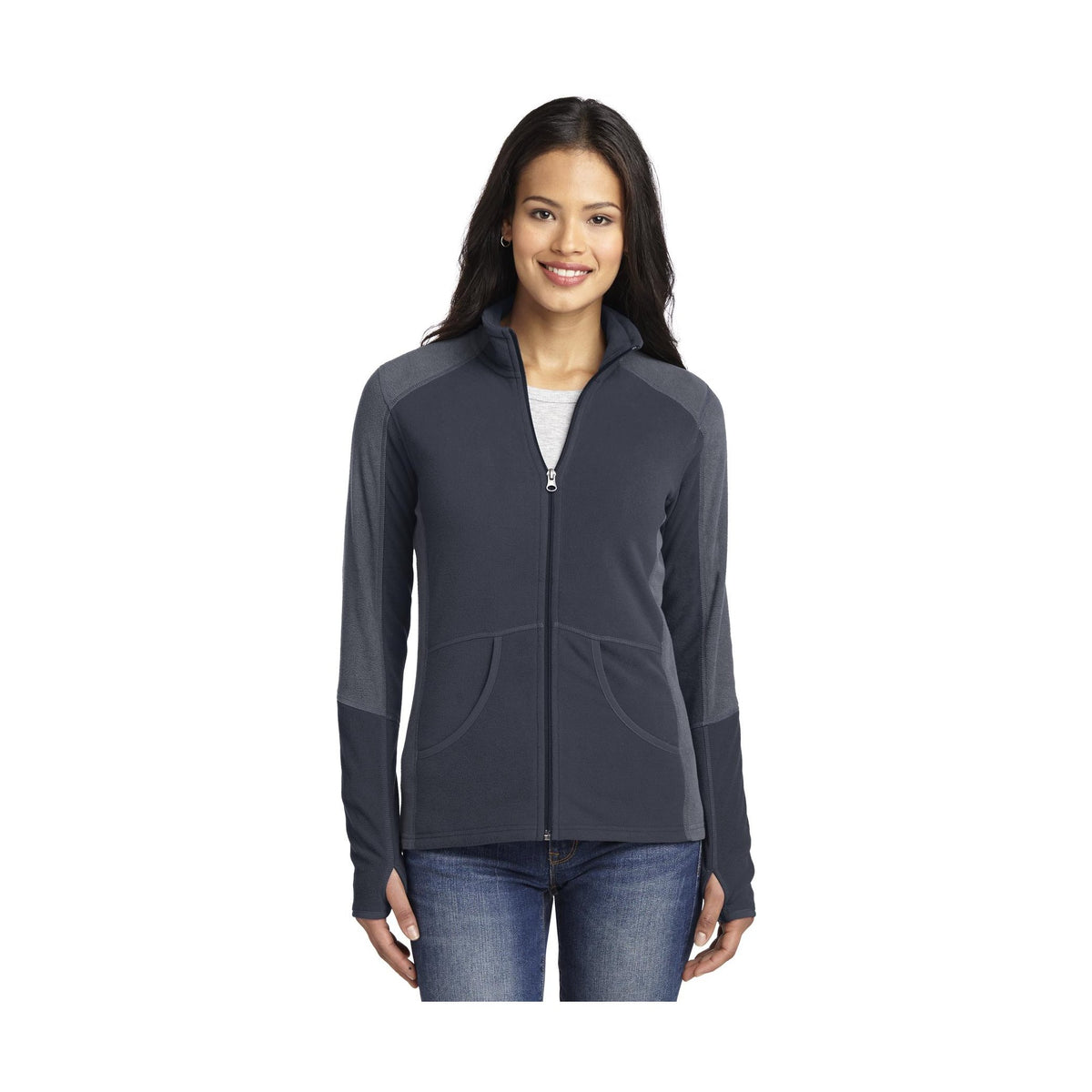 Port Authority Women's Colorblock Microfleece Jacket
