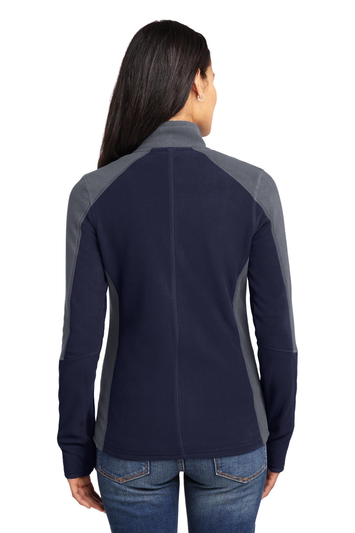 Port Authority Women's Colorblock Microfleece Jacket-2