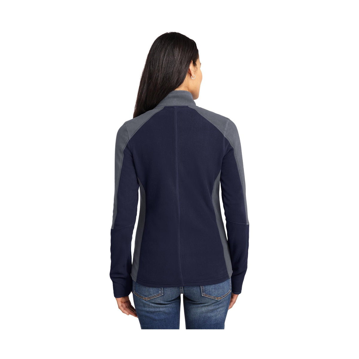 Port Authority Women's Colorblock Microfleece Jacket-2