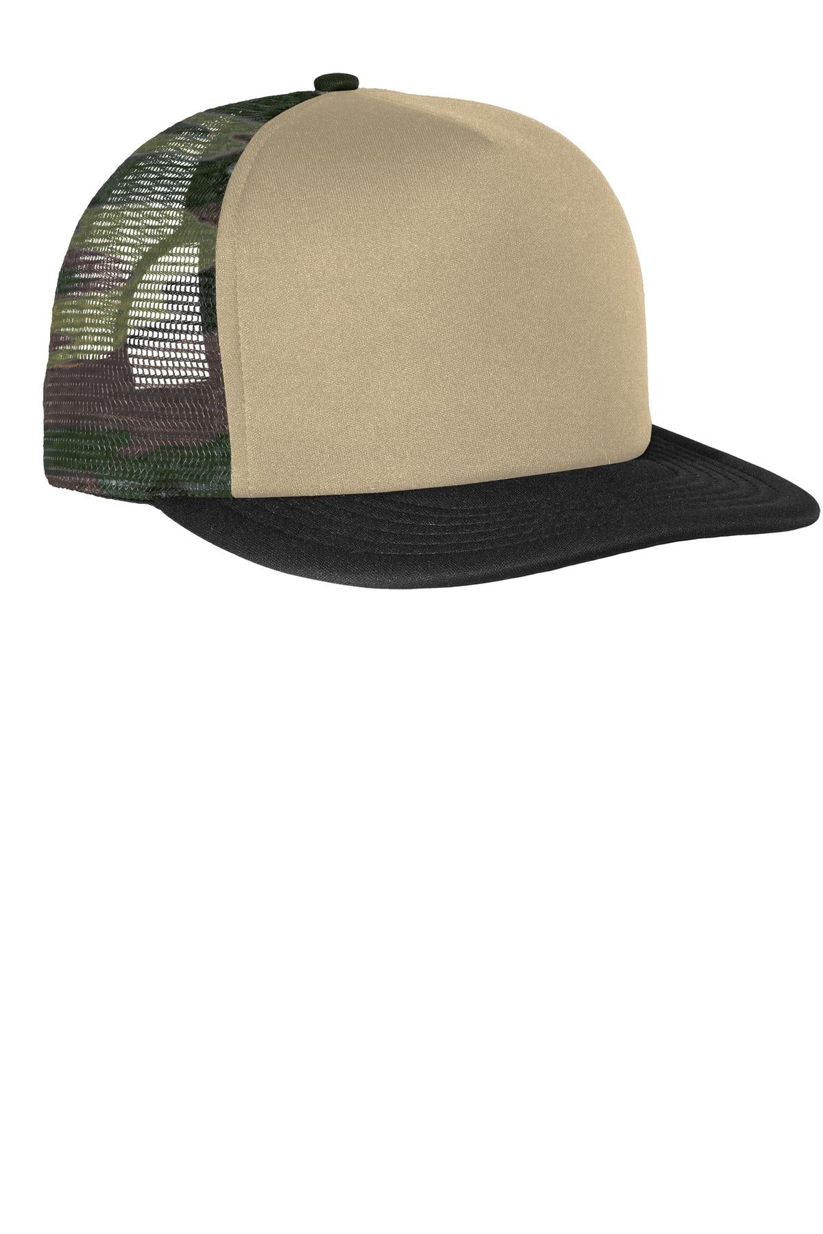 District Men's Flat Bill Snapback Trucker Cap