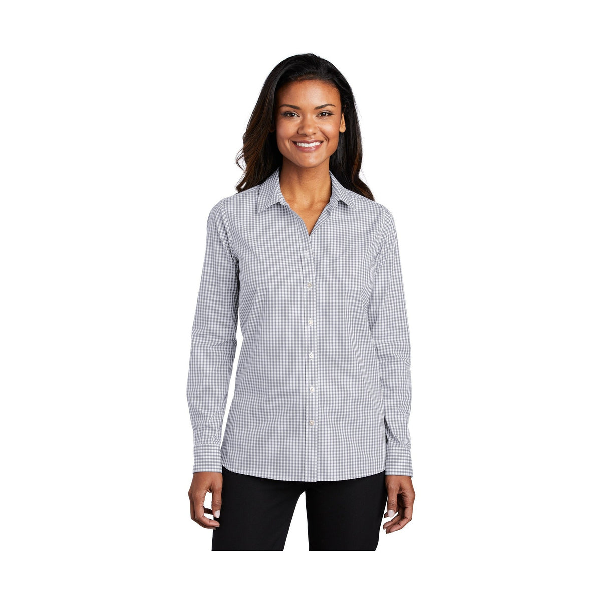 Port Authority Women's Broadcloth Gingham Easy Care Shirt LW644
