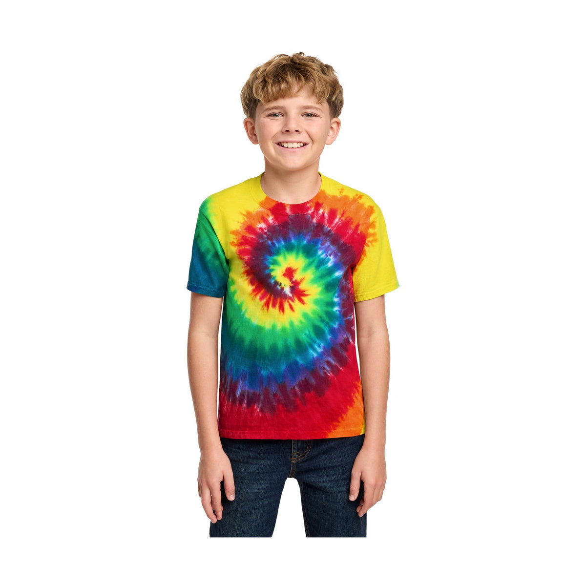 Port & Co Youth Tie-Dye Tee