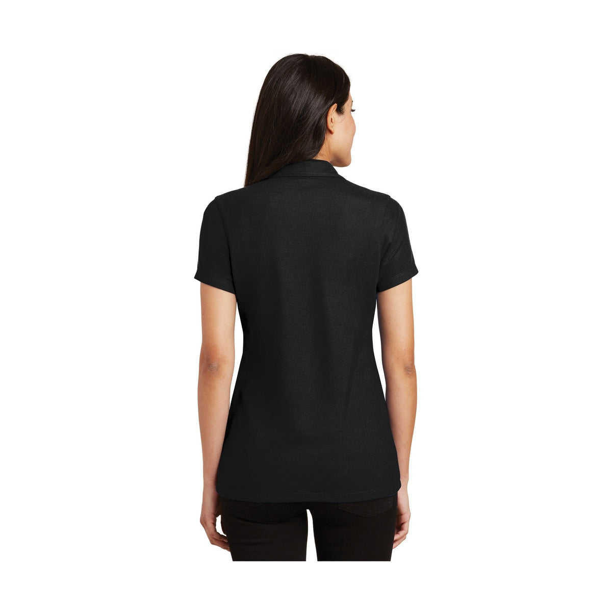 Port Authority Women's Silk Touch Y-Neck Polo-2