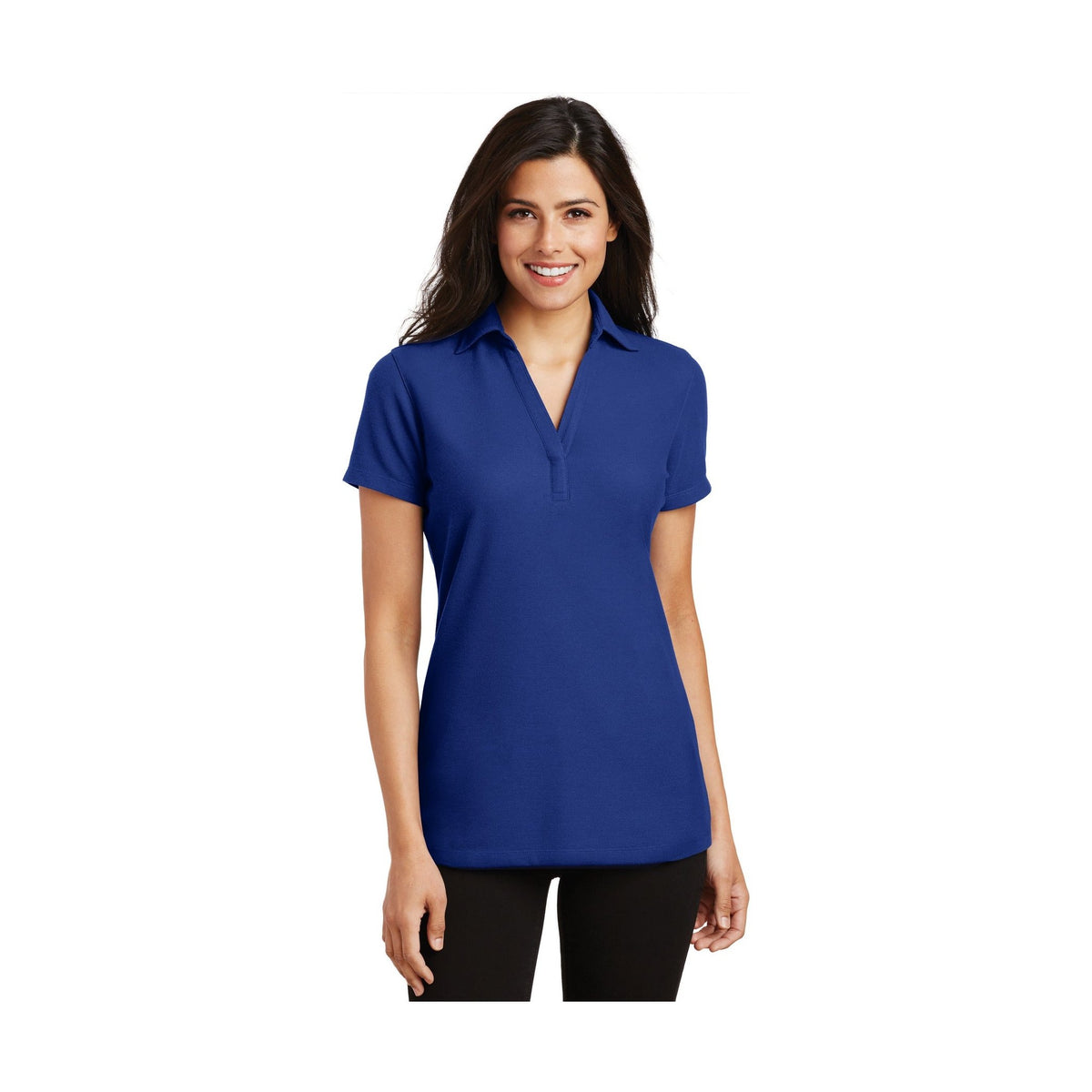 Port Authority Women's Silk Touch Y-Neck Polo