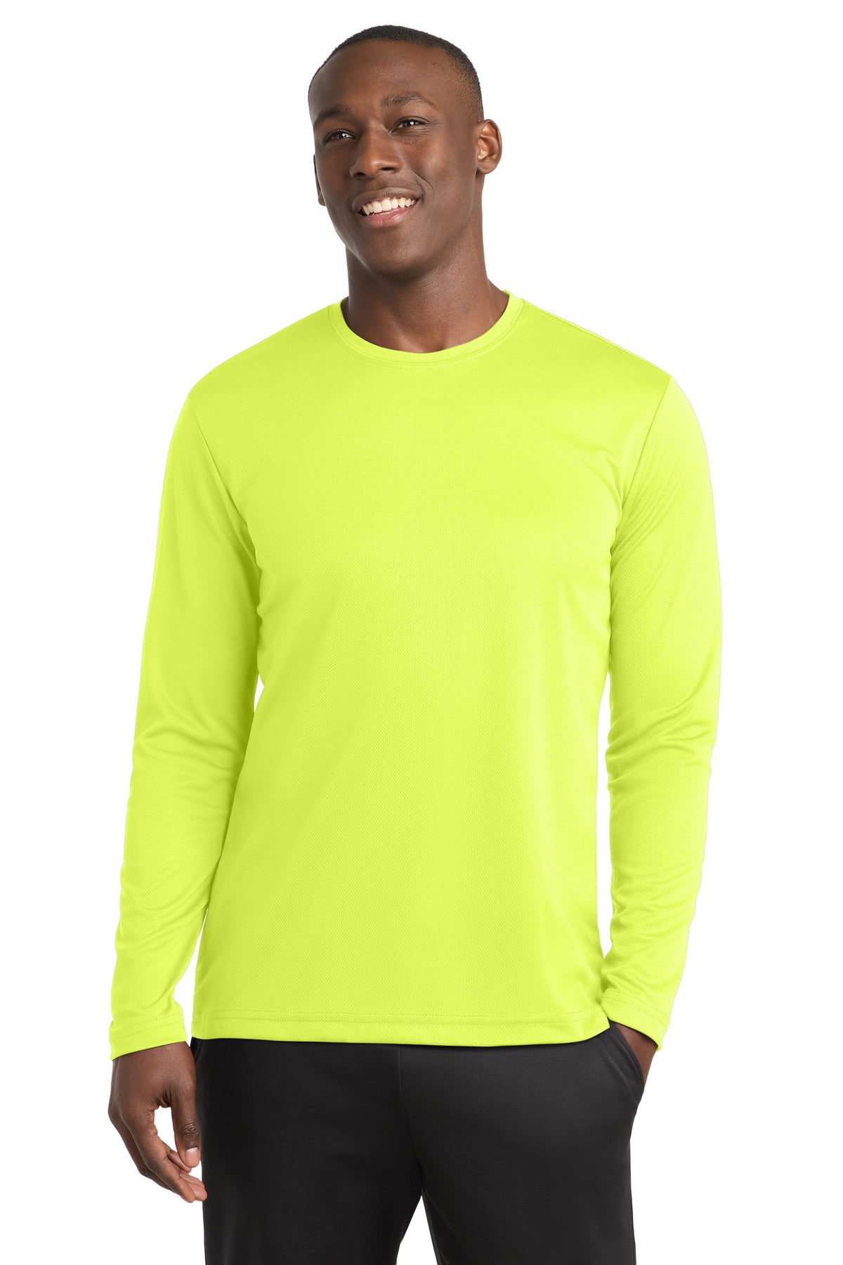 Sport-Tek Men's PosiCharge RacerMesh Long Sleeve Tee