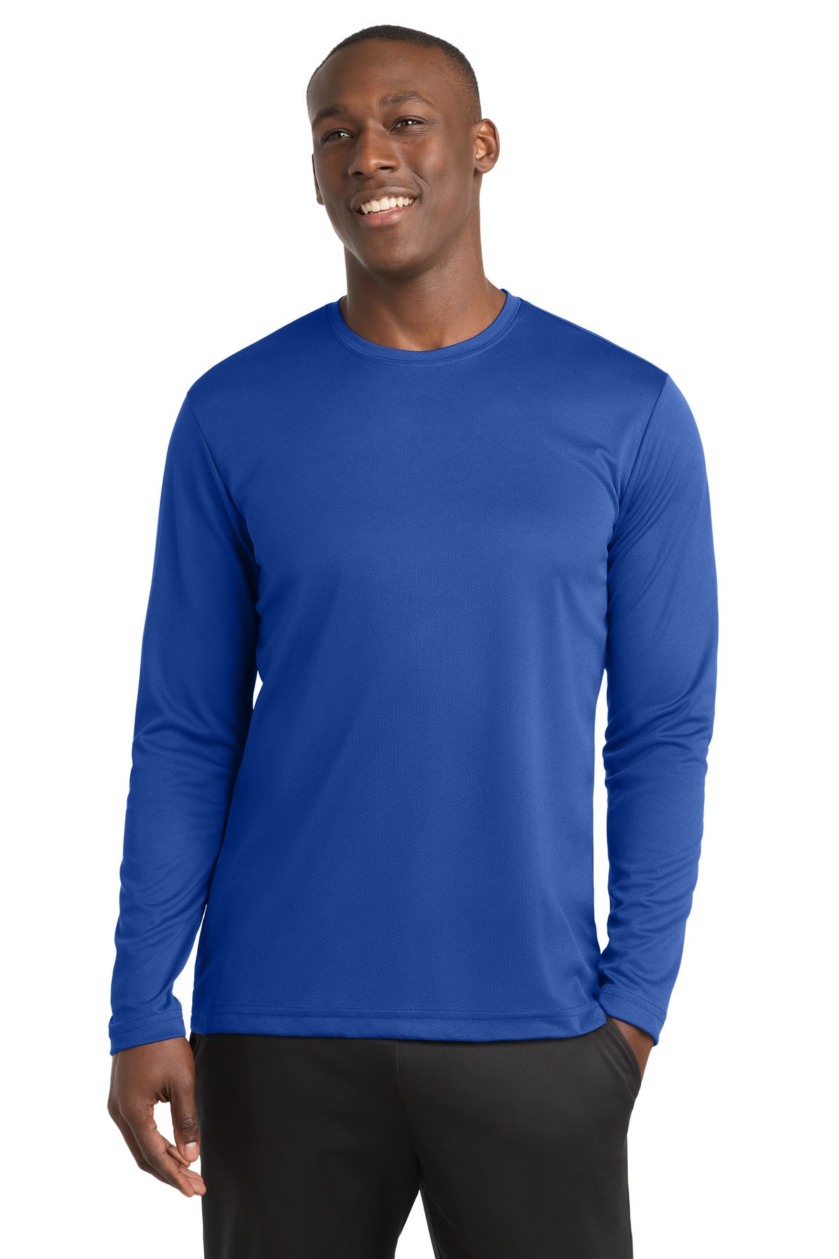 Sport-Tek Men's PosiCharge RacerMesh Long Sleeve Tee