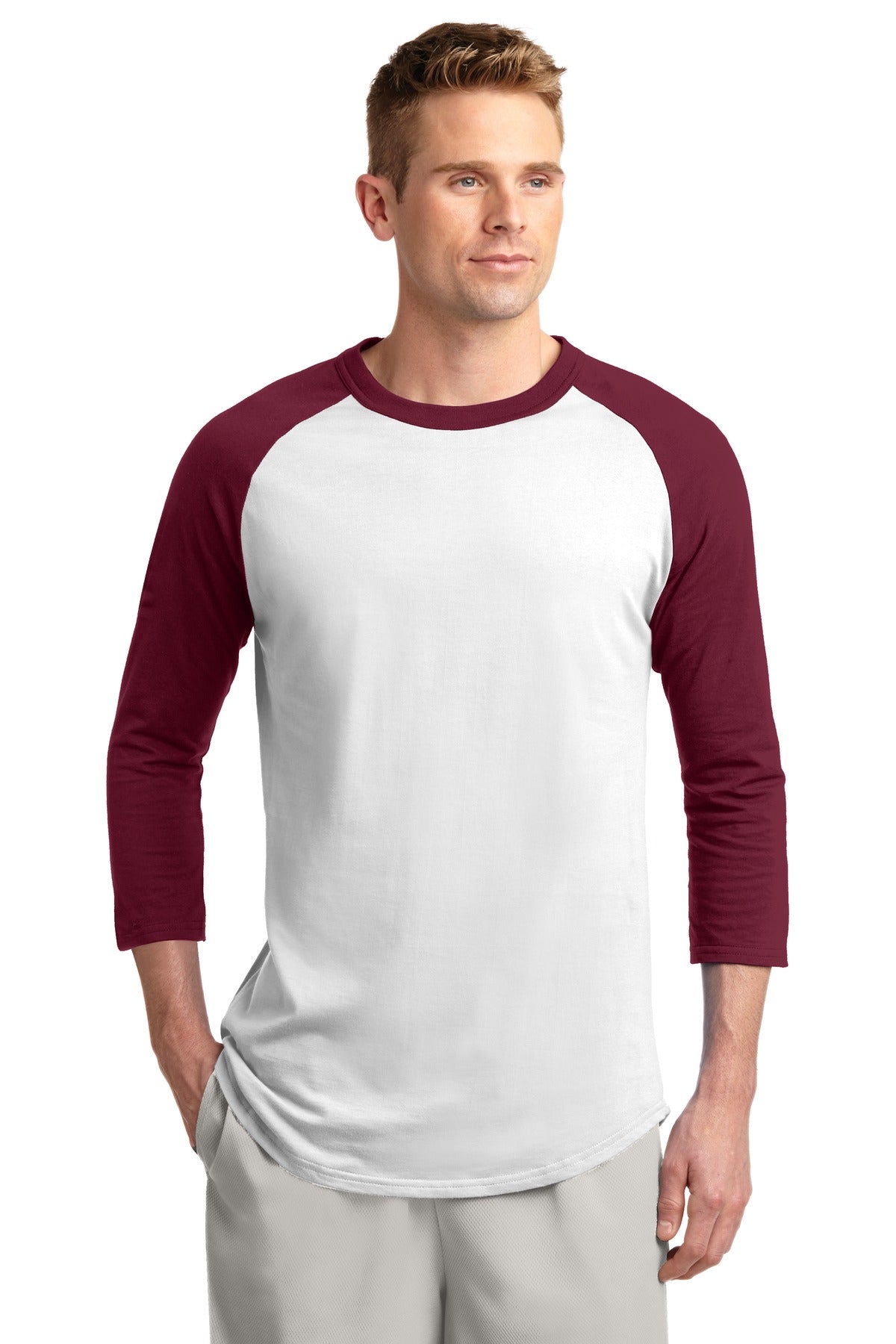 Sport-Tek Men's Colorblock Raglan Jersey