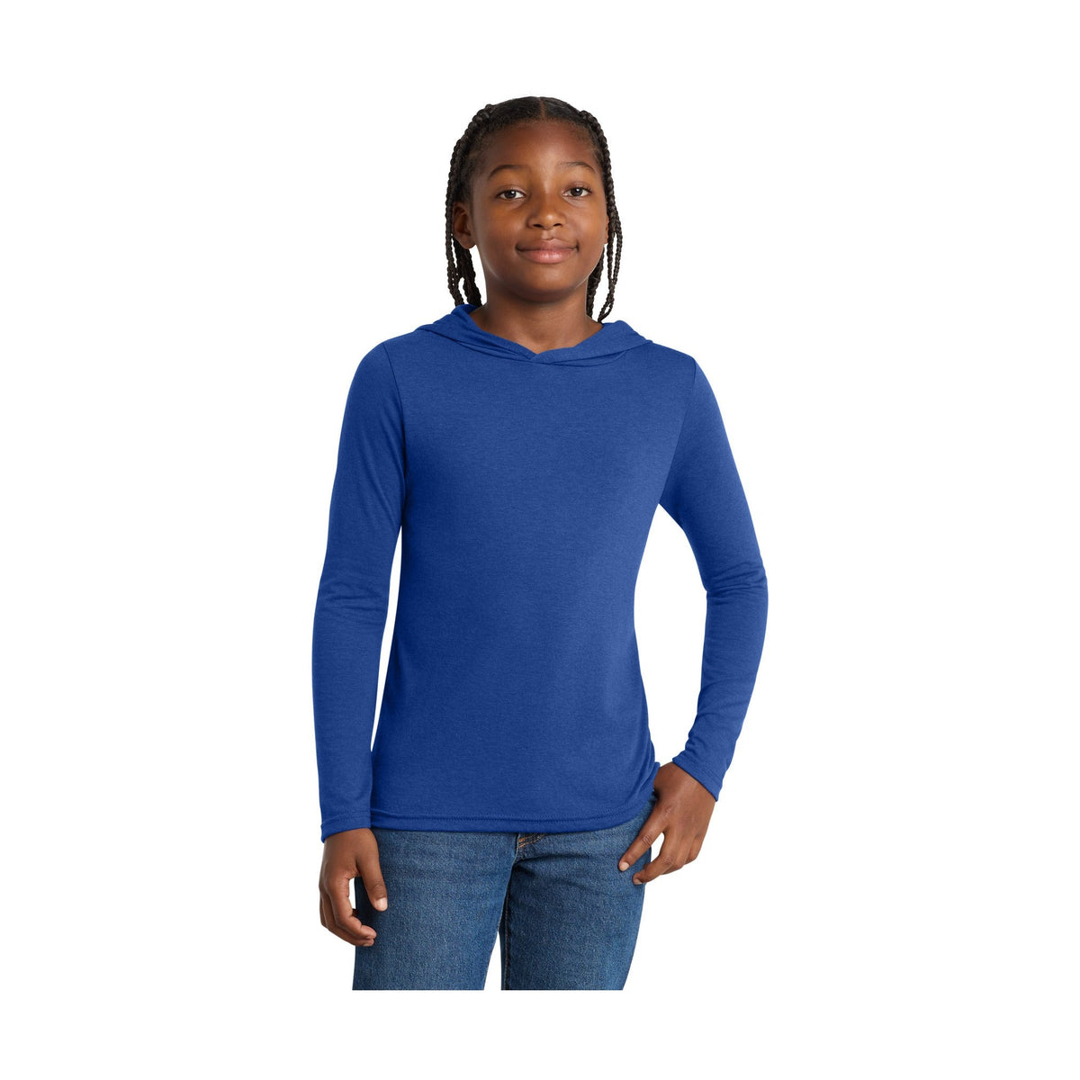District Youth Perfect Tri Long Sleeve Hoodie DT139Y