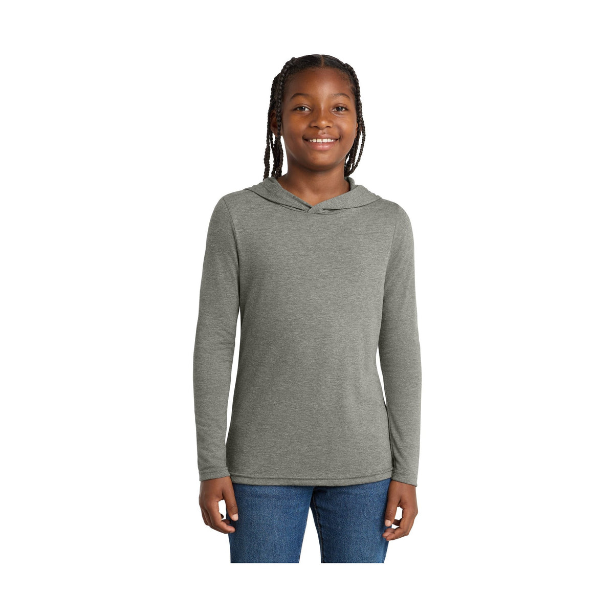 District Youth Perfect Tri Long Sleeve Hoodie DT139Y