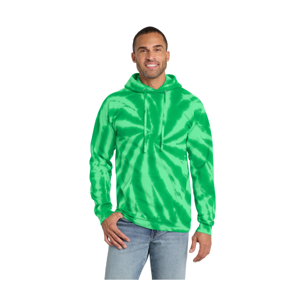 Port & Co Men's Tie-Dye Pullover Hooded Sweatshirt