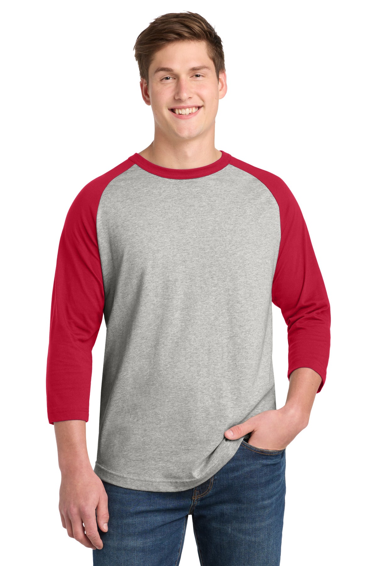Sport-Tek Men's Colorblock Raglan Jersey