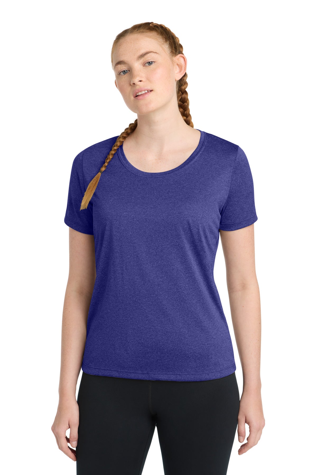 Sport-Tek Women's Heather Contender Scoop Neck Tee