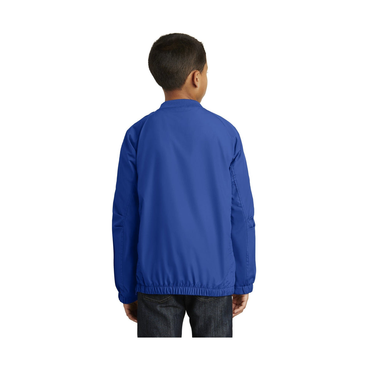 Sport-Tek ® Youth V-Neck Raglan Wind Shirt-2