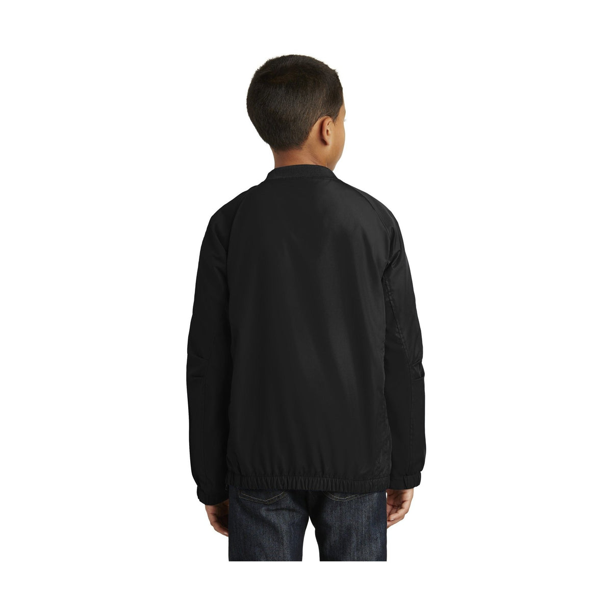 Sport-Tek ® Youth V-Neck Raglan Wind Shirt-2