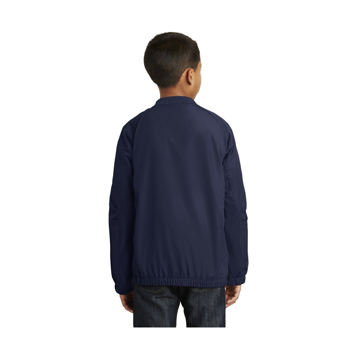 Sport-Tek ® Youth V-Neck Raglan Wind Shirt-2