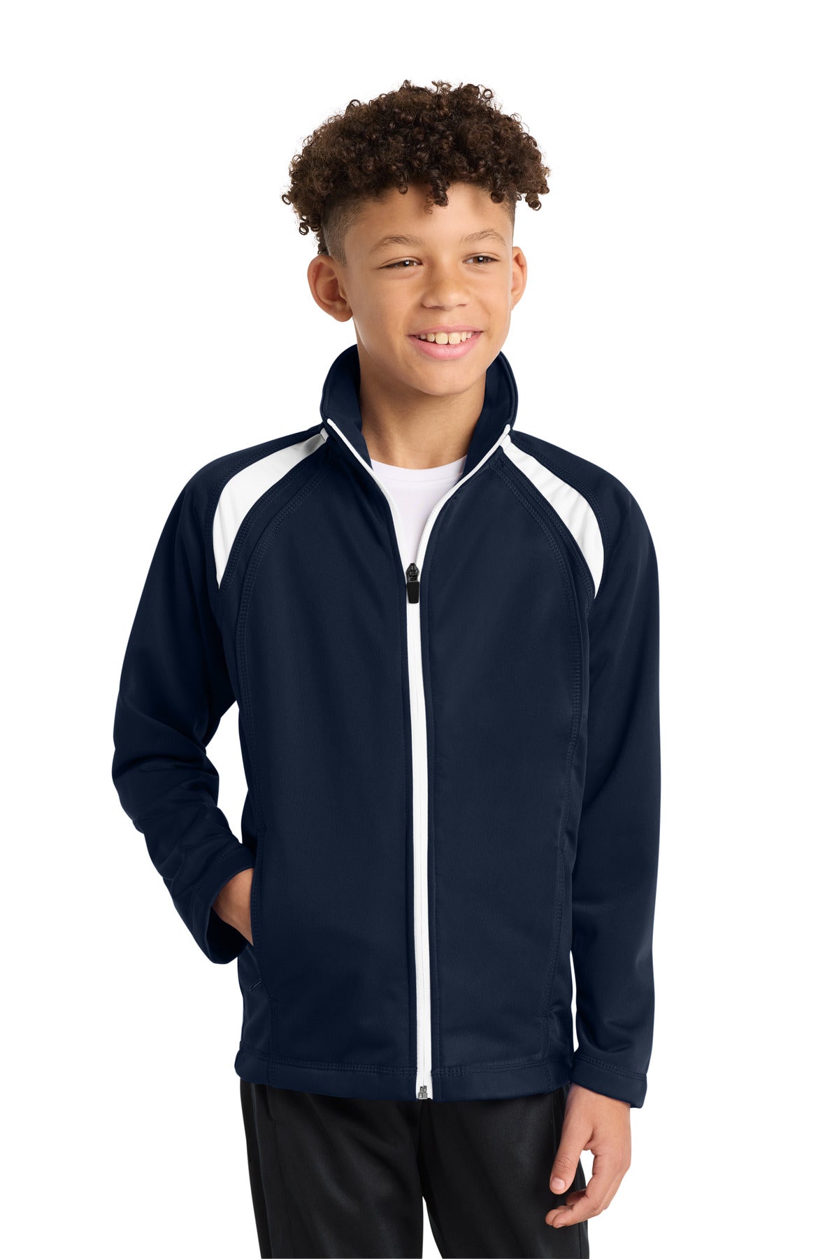Sport-Tek Youth Tricot Track Jacket