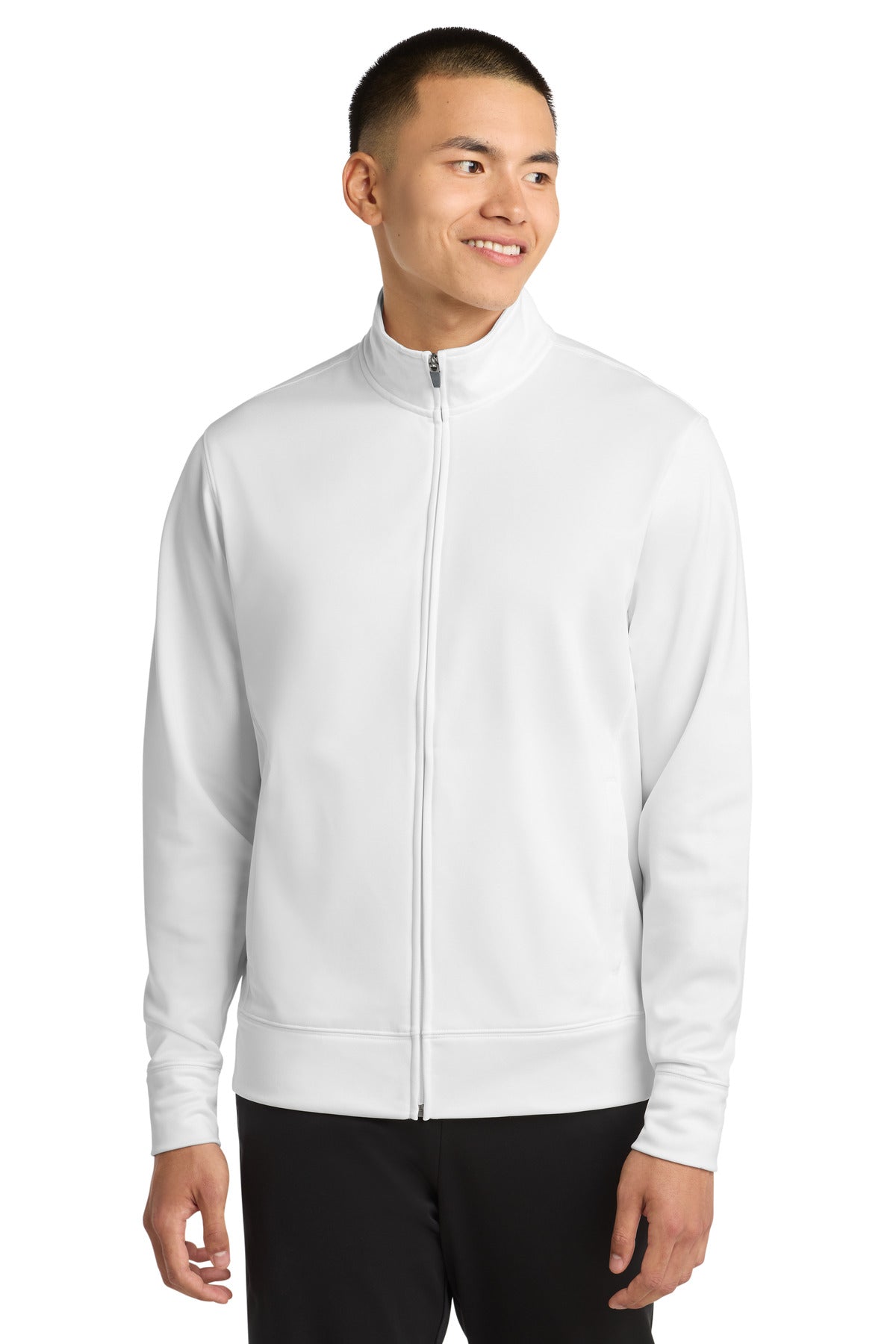 Sport-Tek Men's Sport-Wick Fleece Full-Zip Jacket