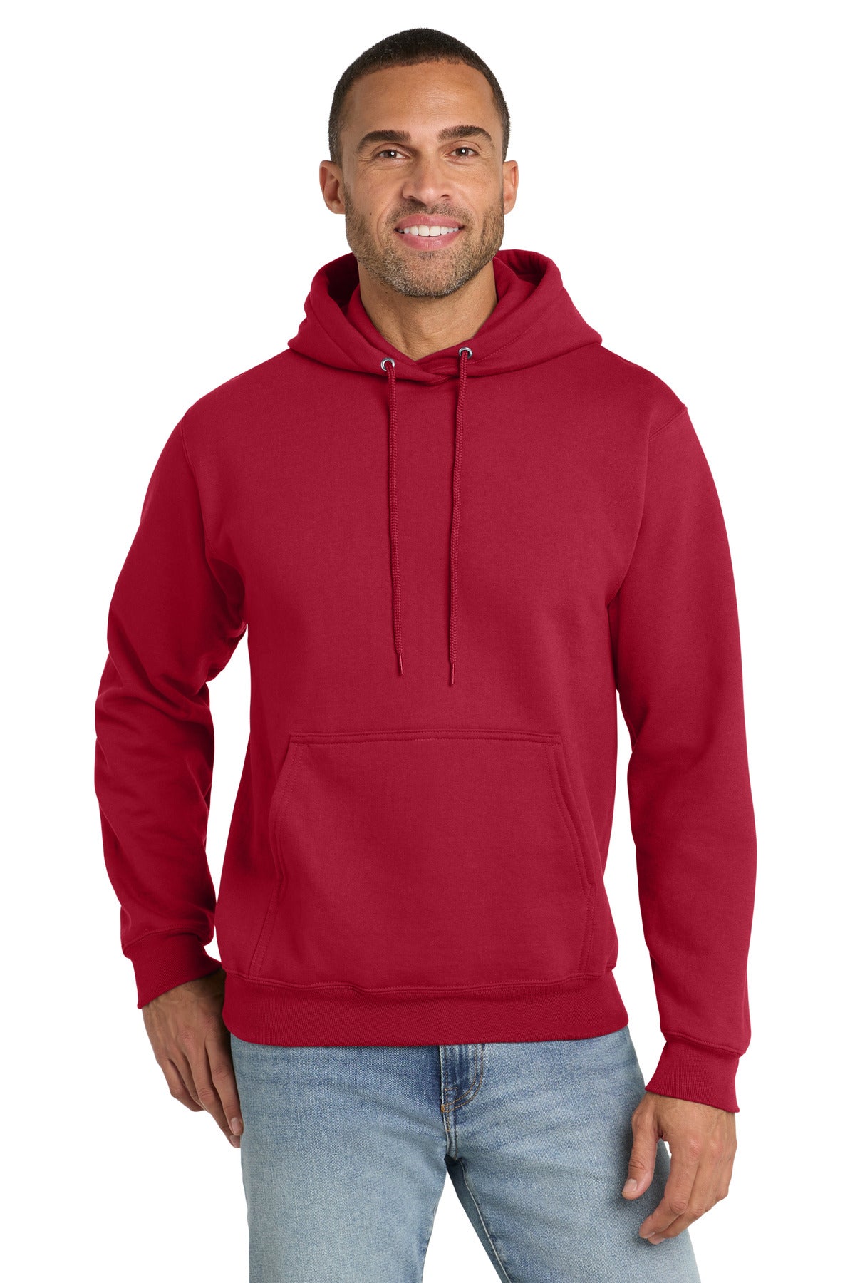 Port & Co Men's Essential Fleece Pullover Hooded Sweatshirt