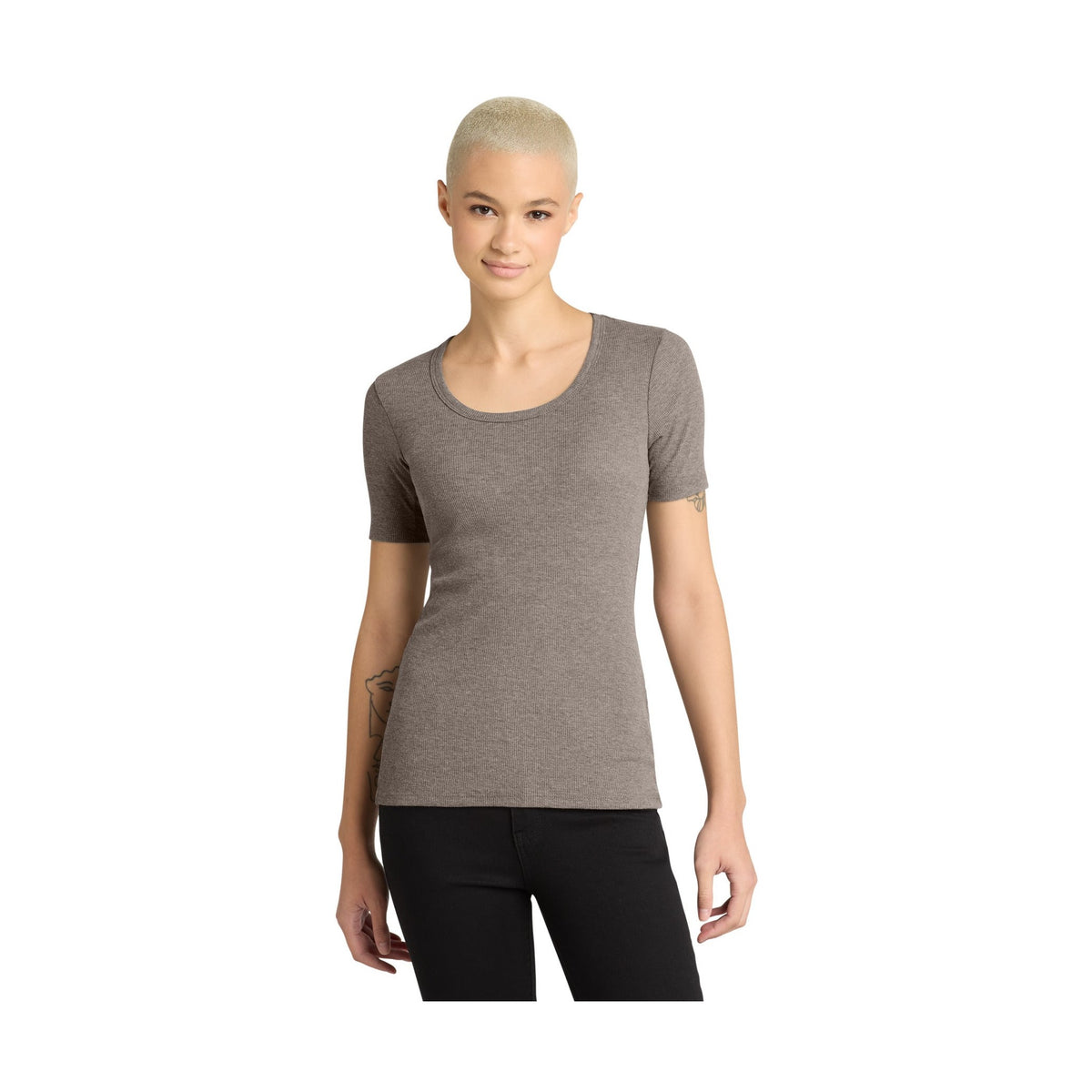 District Women's V.I.T. Rib Scoop Neck Tee DT6020