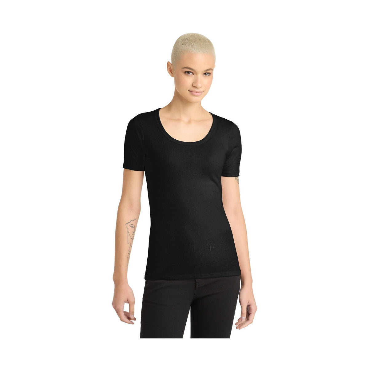 District Women's V.I.T. Rib Scoop Neck Tee DT6020