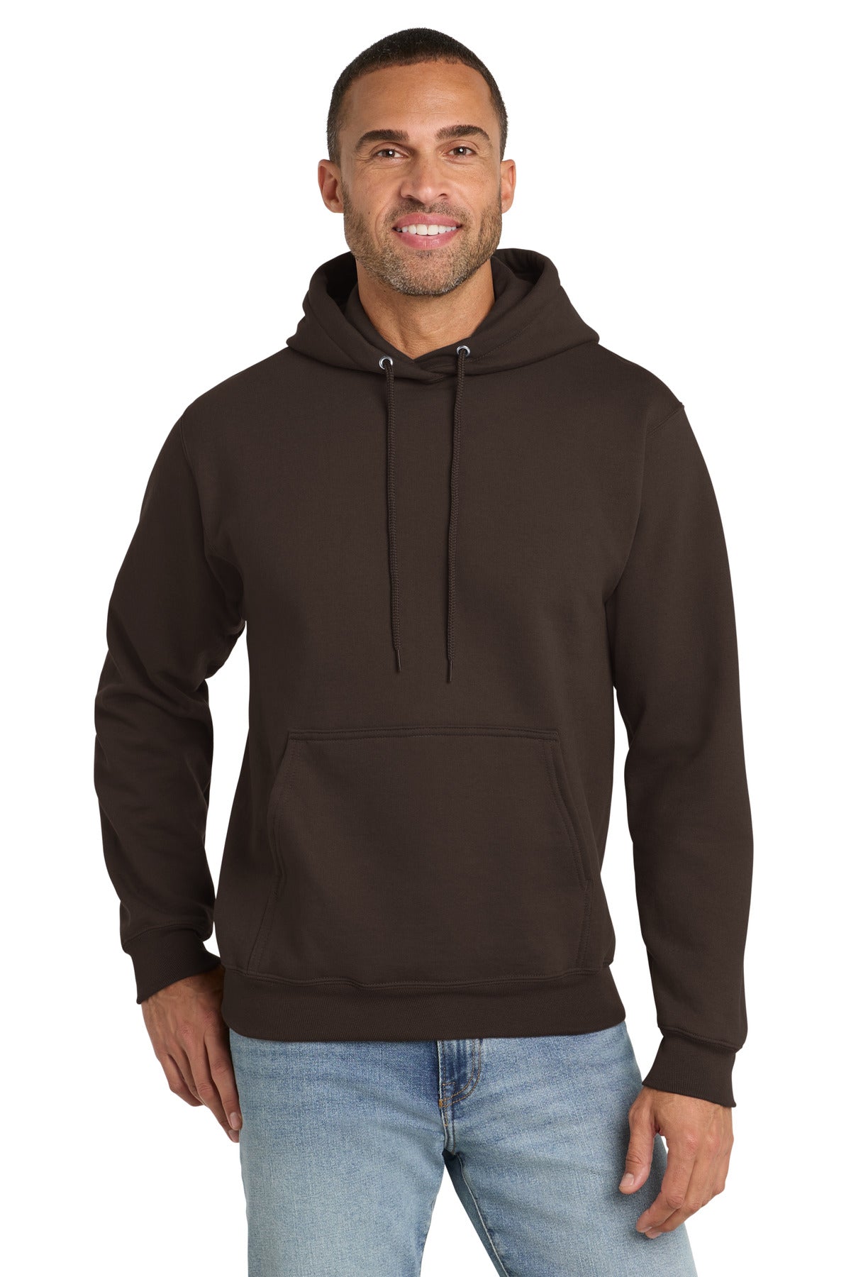 Port & Co Men's Essential Fleece Pullover Hooded Sweatshirt