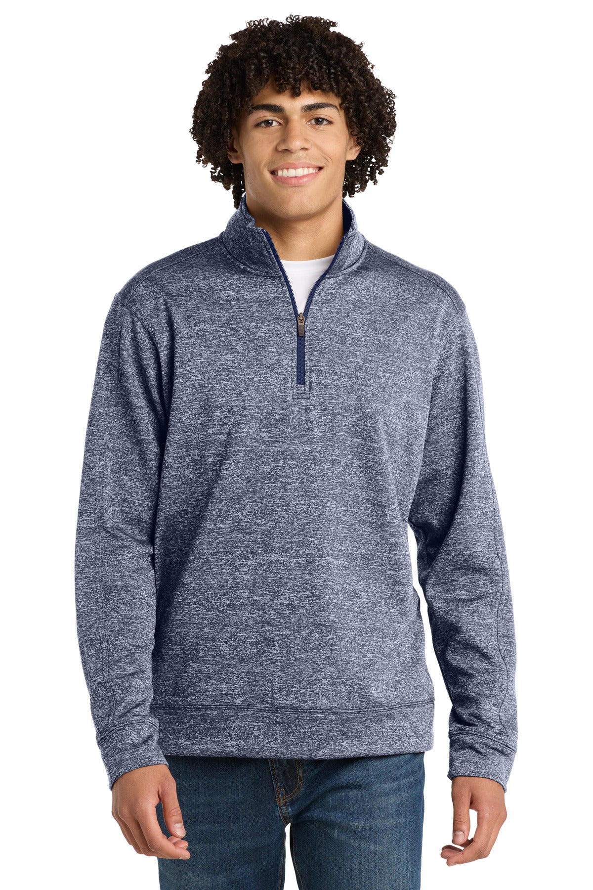 Sport-Tek Men's PosiCharge Electric Heather Fleece 1/4-Zip Pullover