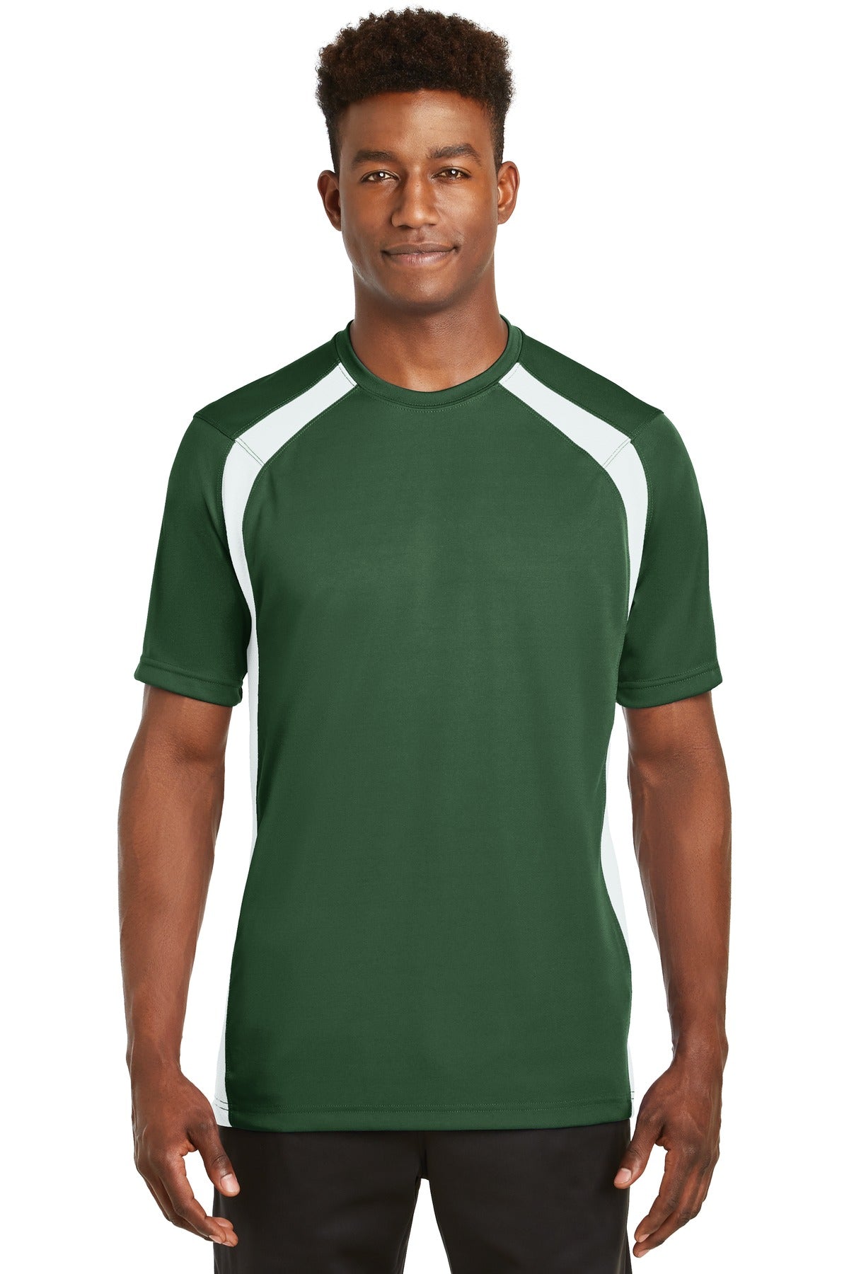 Sport-Tek Men's Dry Zone Colorblock Crew