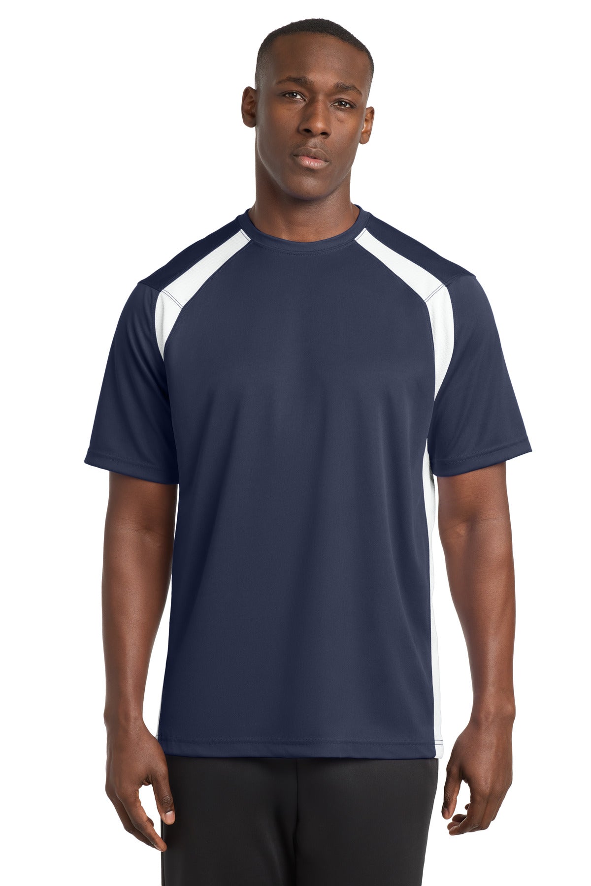 Sport-Tek Men's Dry Zone Colorblock Crew