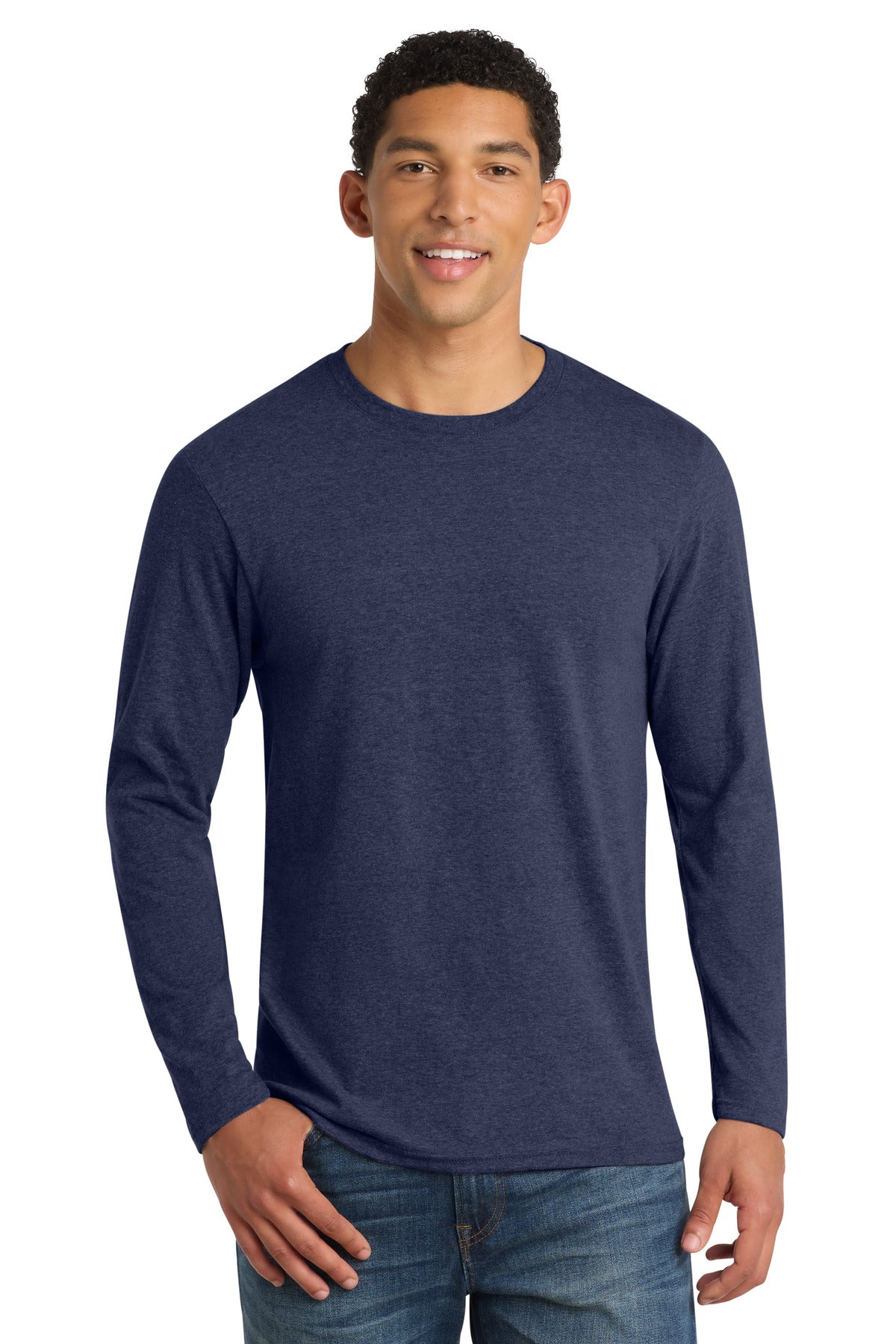 Port & Co Men's Long Sleeve Fan Favorite Blend Tee