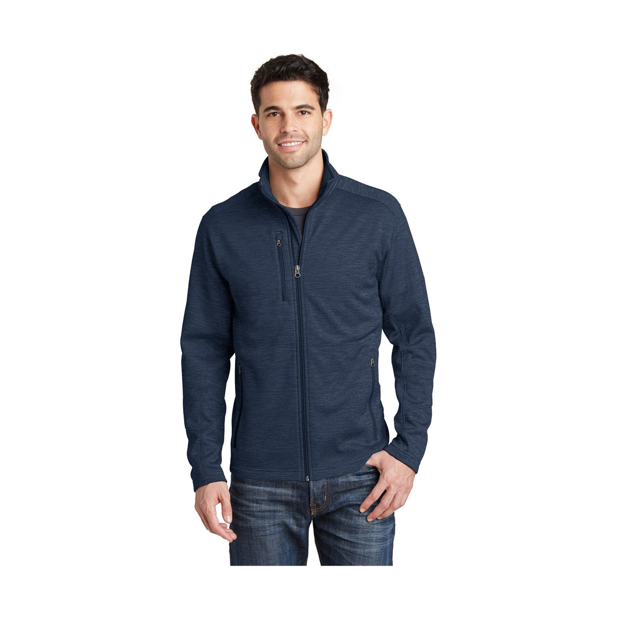 Port Authority Men's Digi Stripe Fleece Jacket