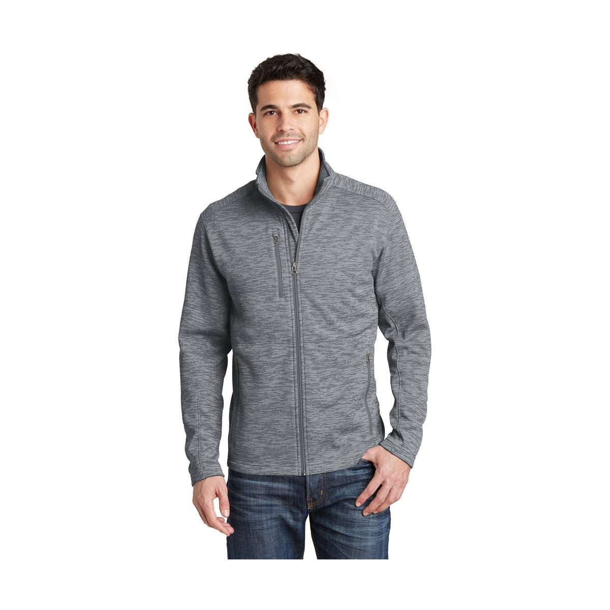 Port Authority Men's Digi Stripe Fleece Jacket